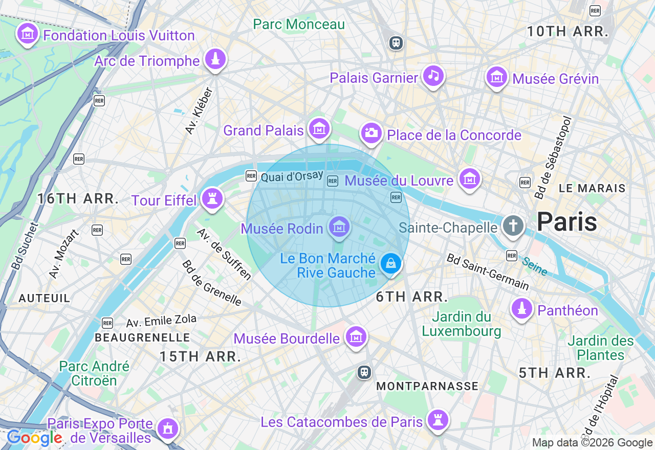 Carte de l'emplacement