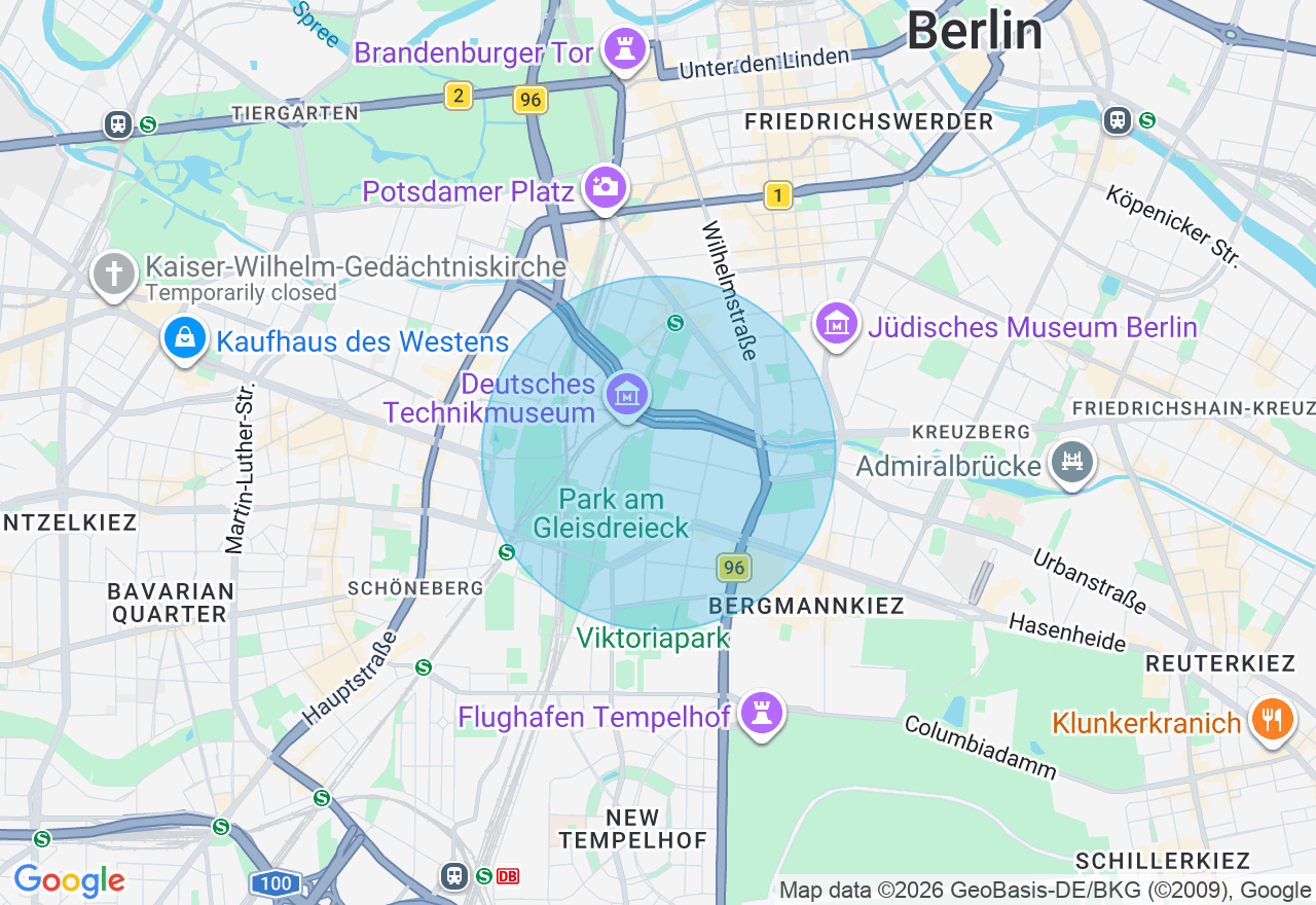 Kartenansicht der Location