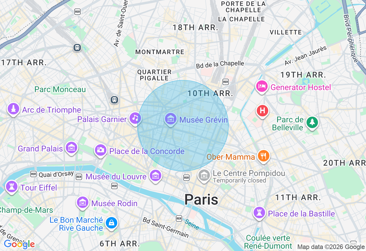 Carte de l'emplacement