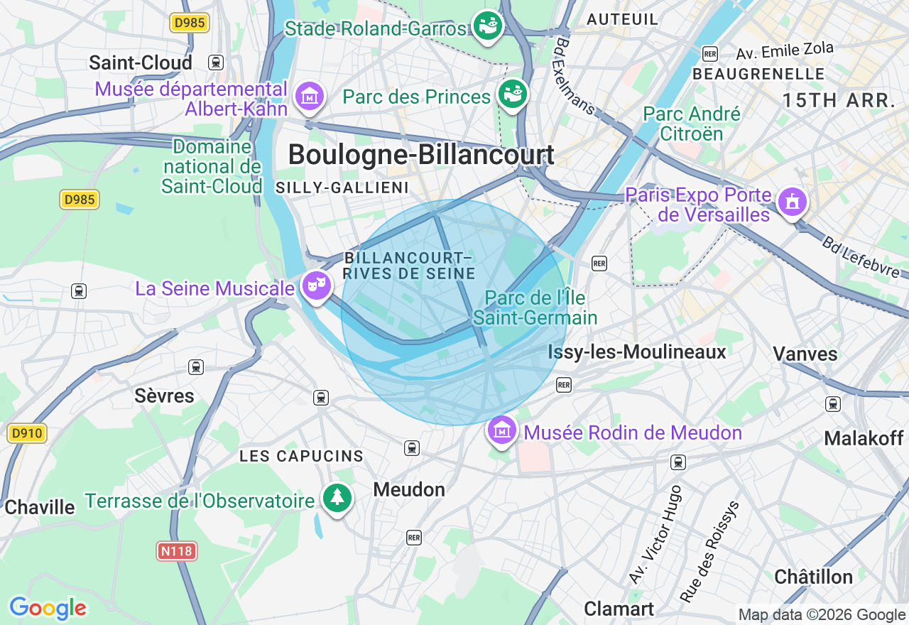 Carte de l'emplacement