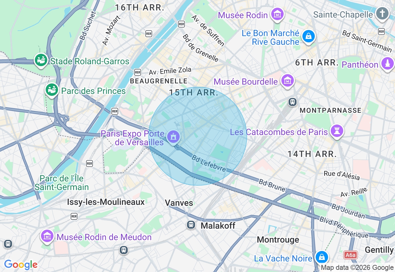 Carte de l'emplacement