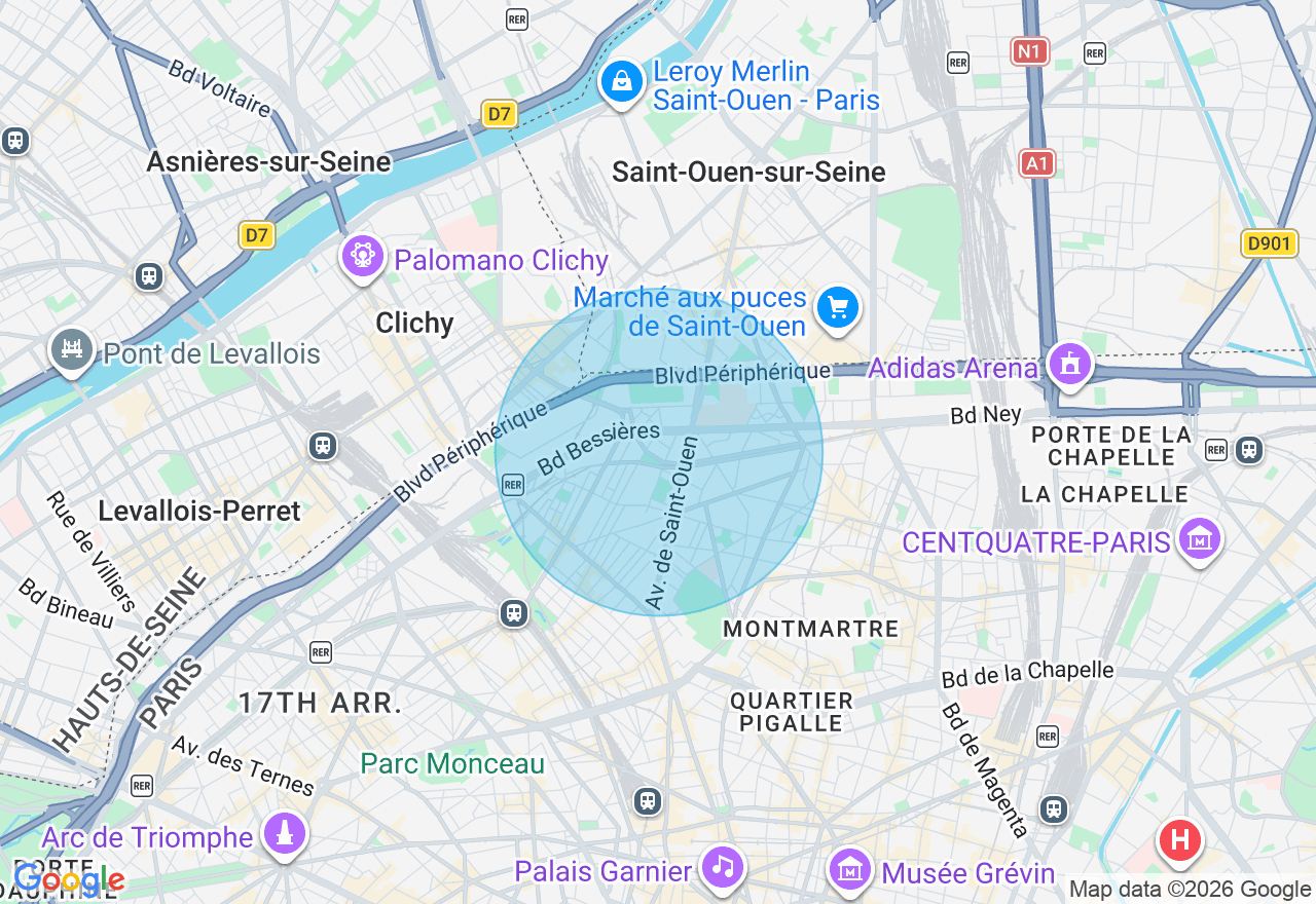 Carte de l'emplacement