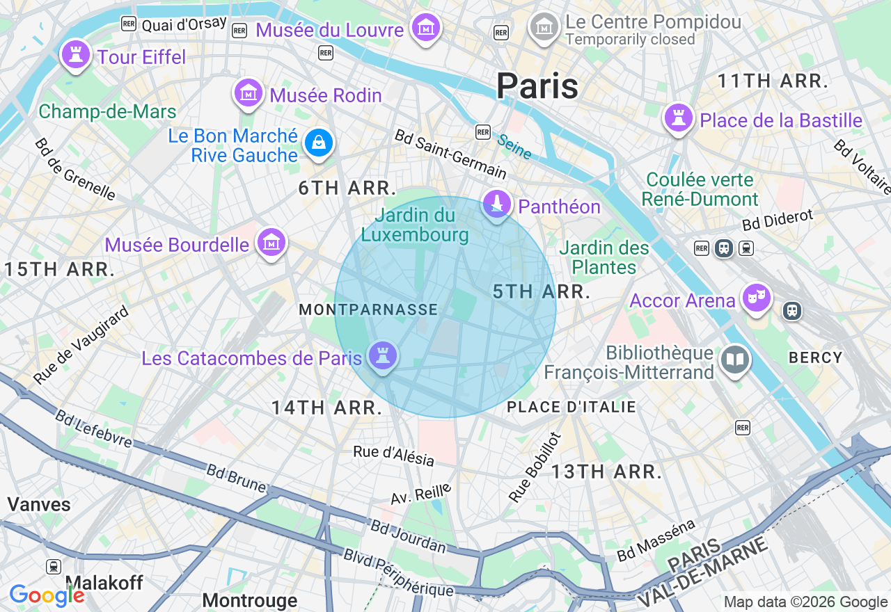 Carte de l'emplacement