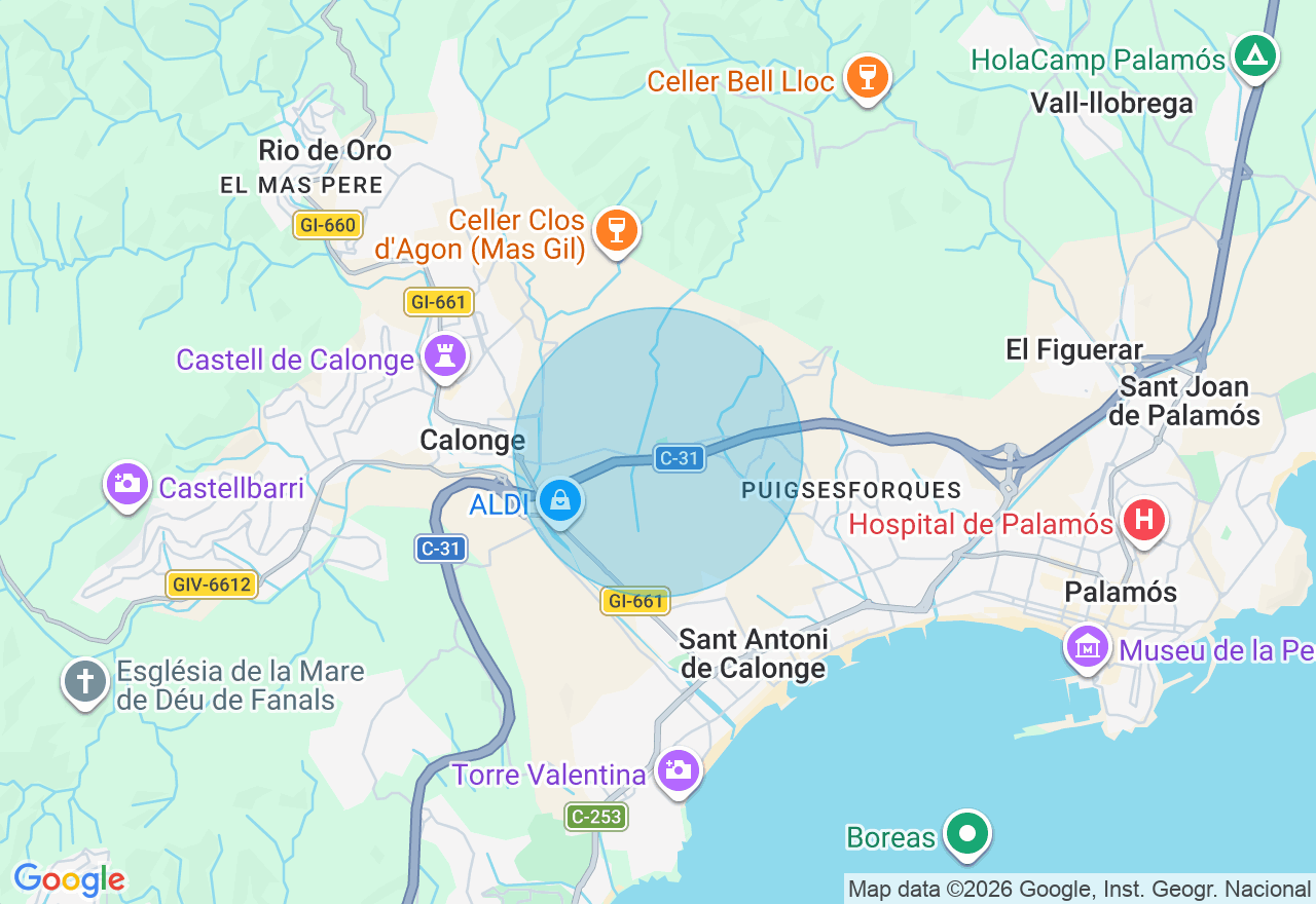 Mapa de la ubicación