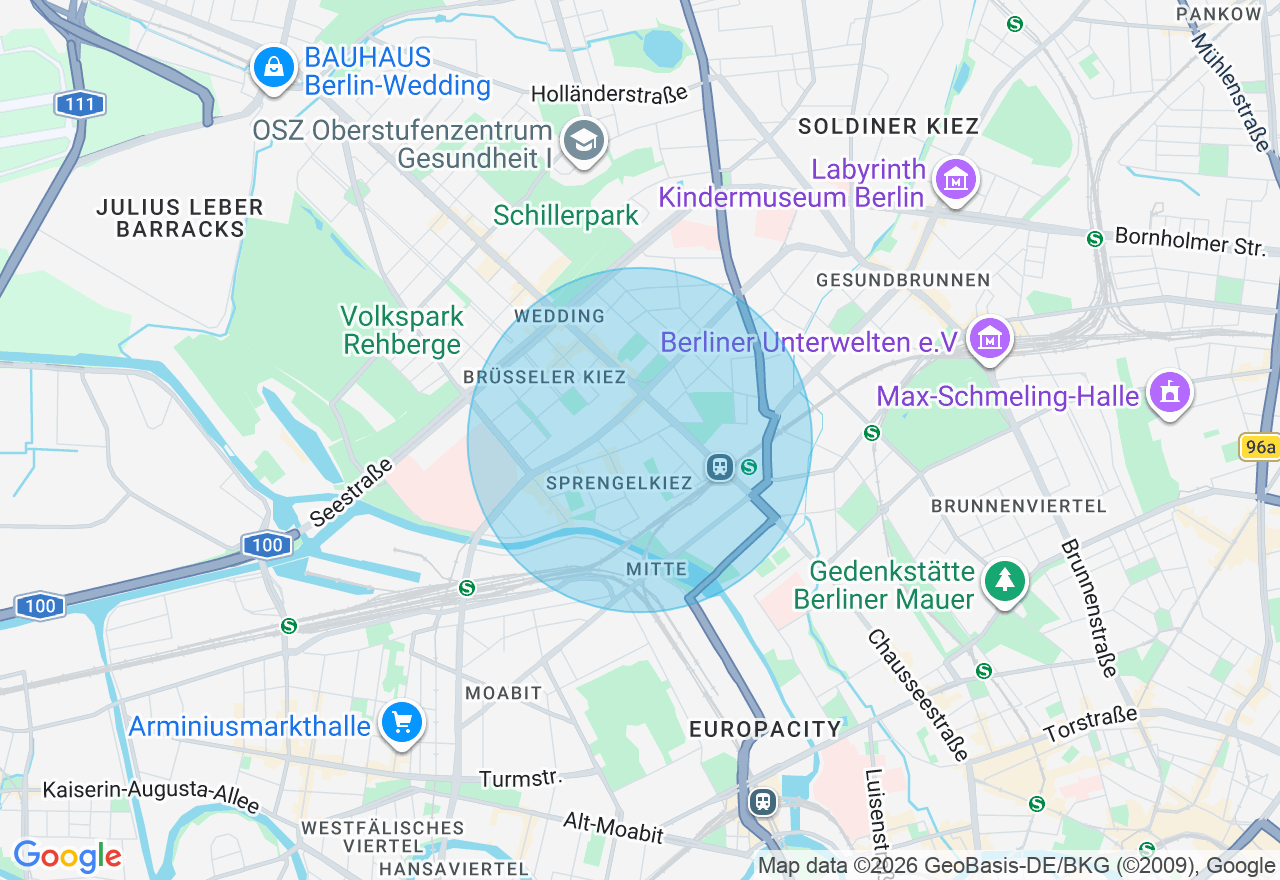 Kartenansicht der Location