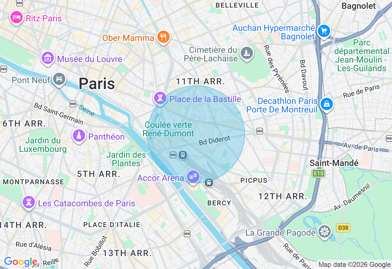 Carte de l'emplacement