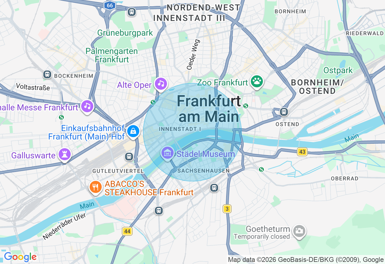 Kartenansicht der Location