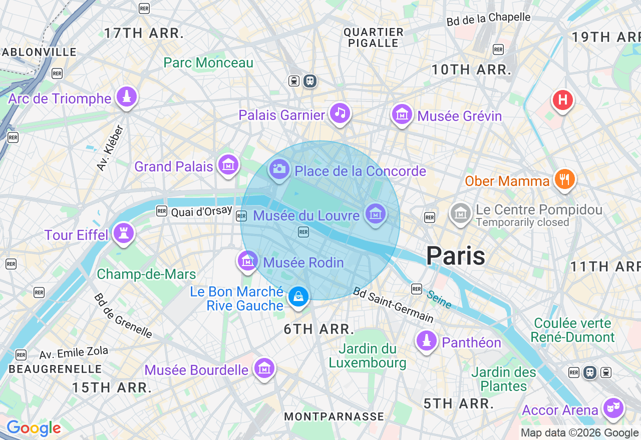 Carte de l'emplacement