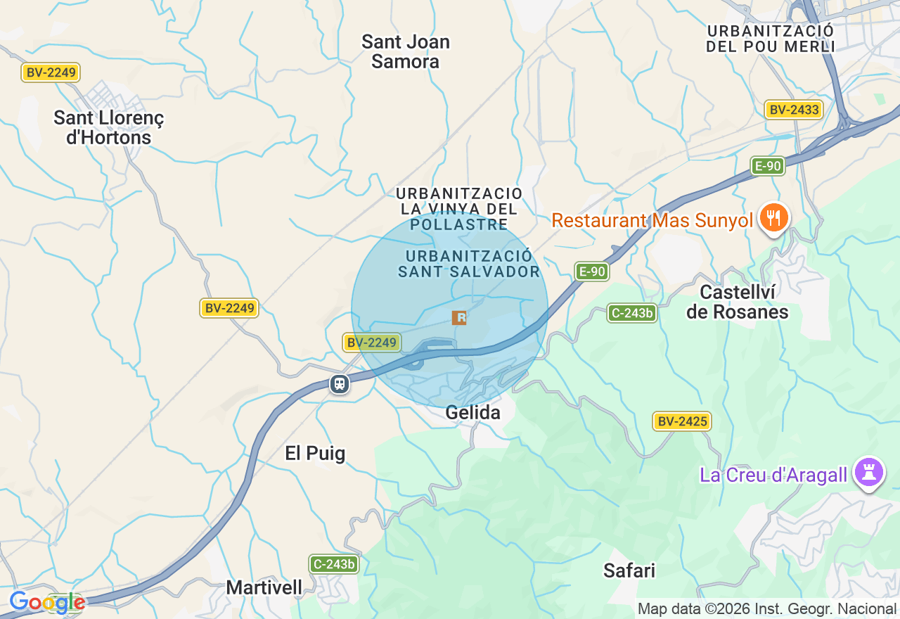 Mapa de la ubicación
