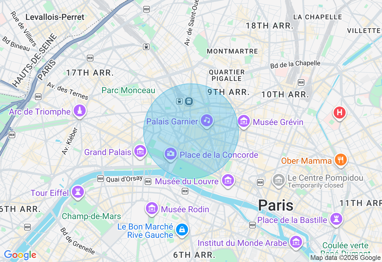Carte de l'emplacement