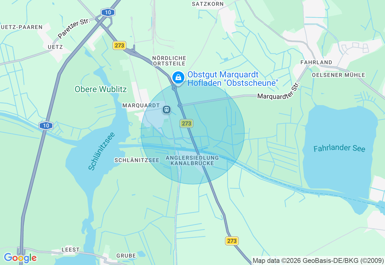 Kartenansicht der Location