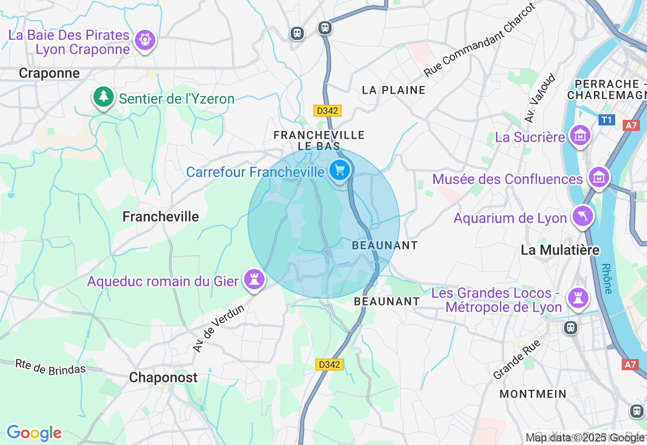 Carte de l'emplacement