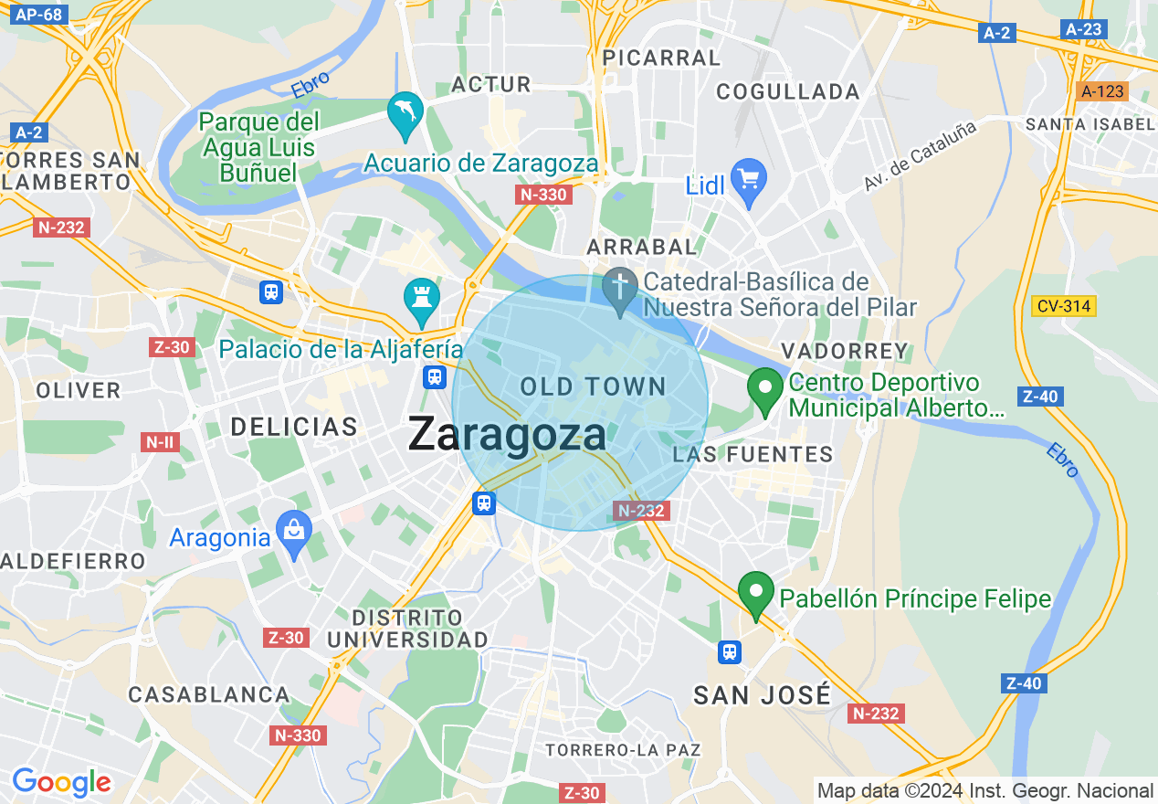 Mapa de la ubicación