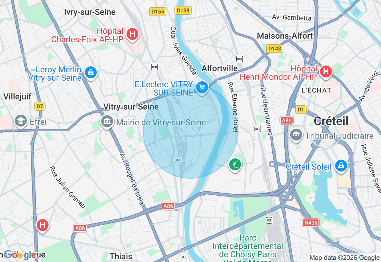 Carte de l'emplacement
