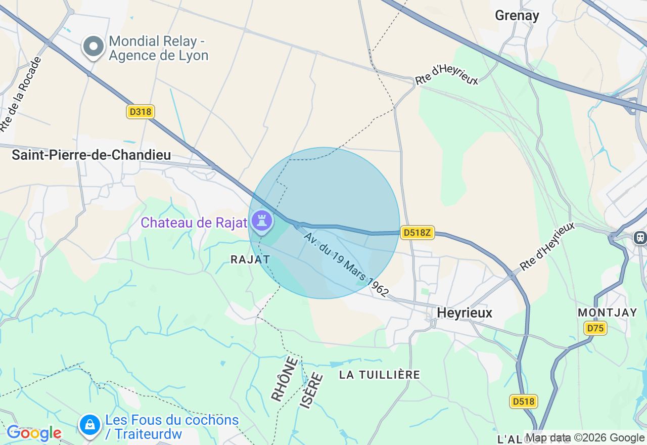 Carte de l'emplacement