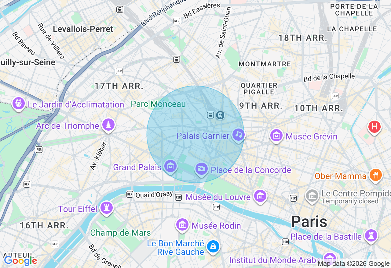 Carte de l'emplacement