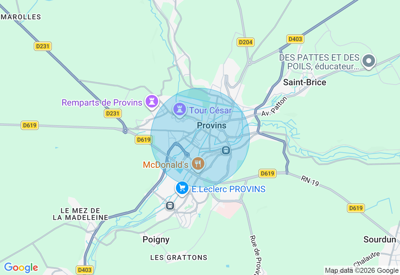 Carte de l'emplacement
