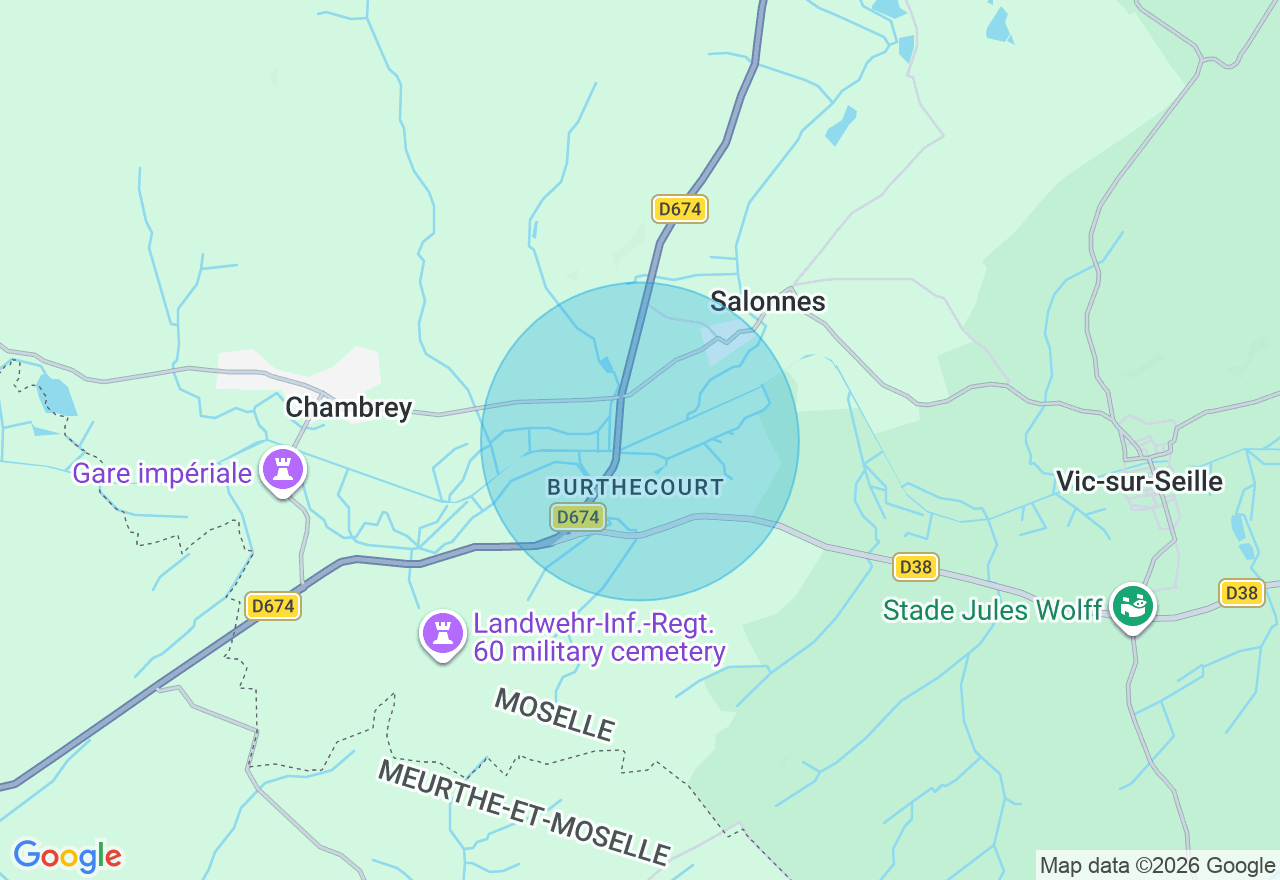 Carte de l'emplacement
