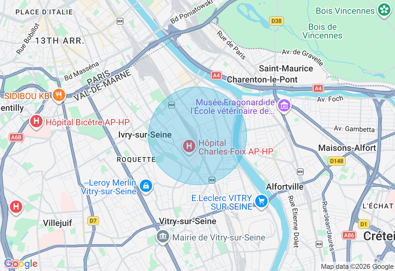 Carte de l'emplacement