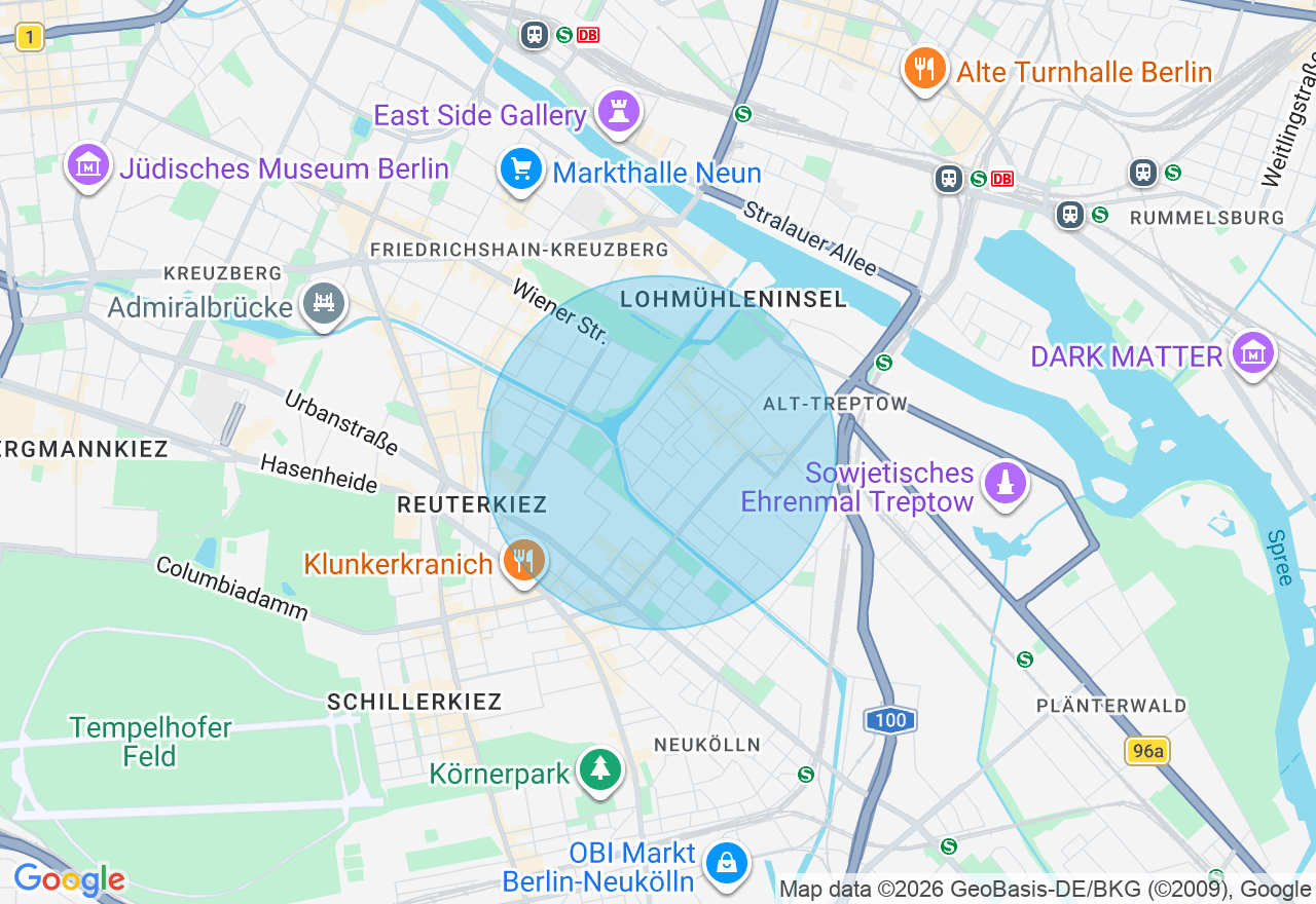 Kartenansicht der Location