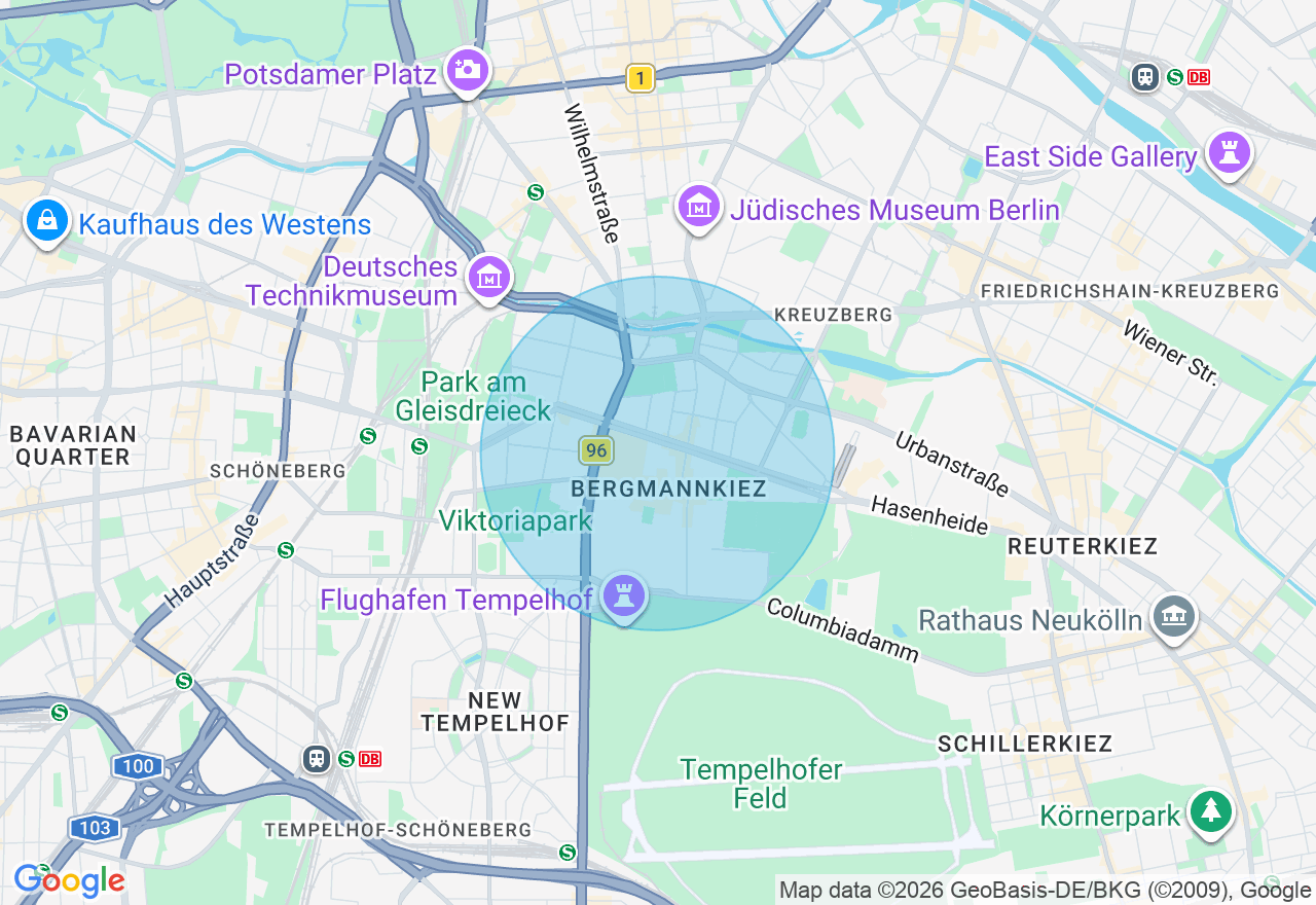 Kartenansicht der Location