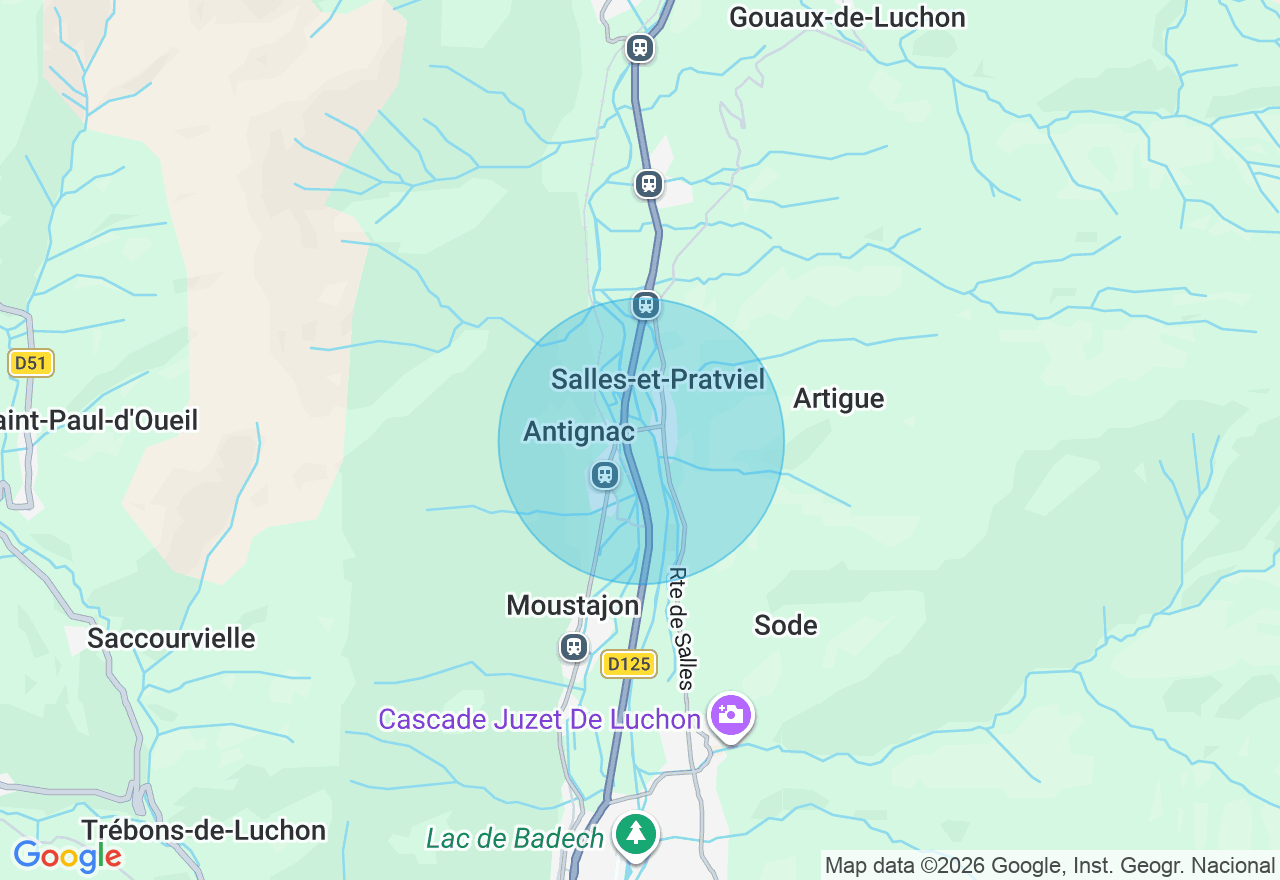 Carte de l'emplacement