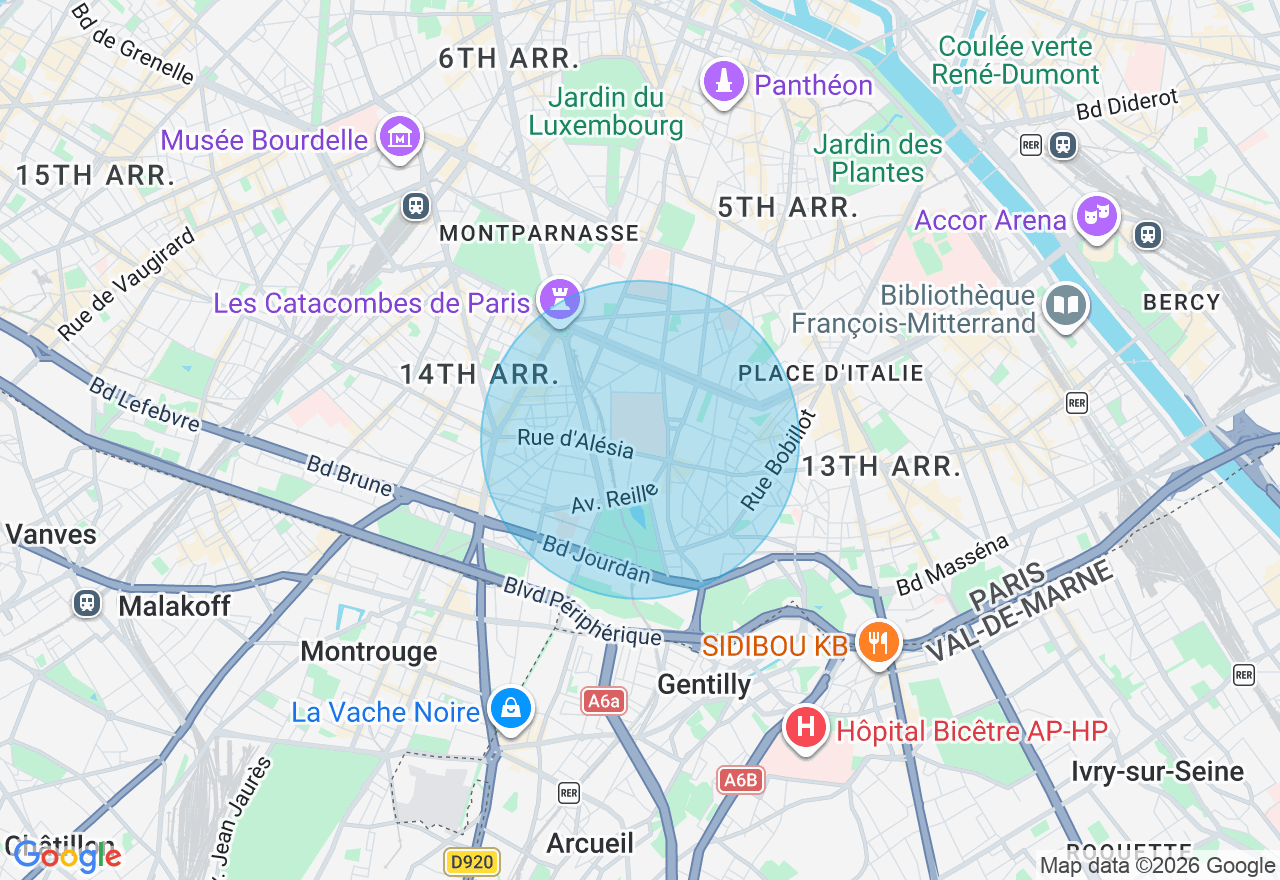 Carte de l'emplacement