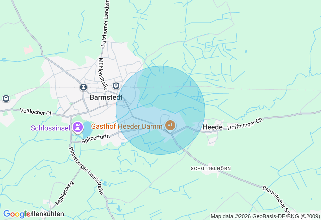 Kartenansicht der Location