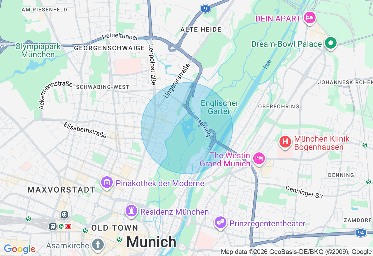 Kartenansicht der Location