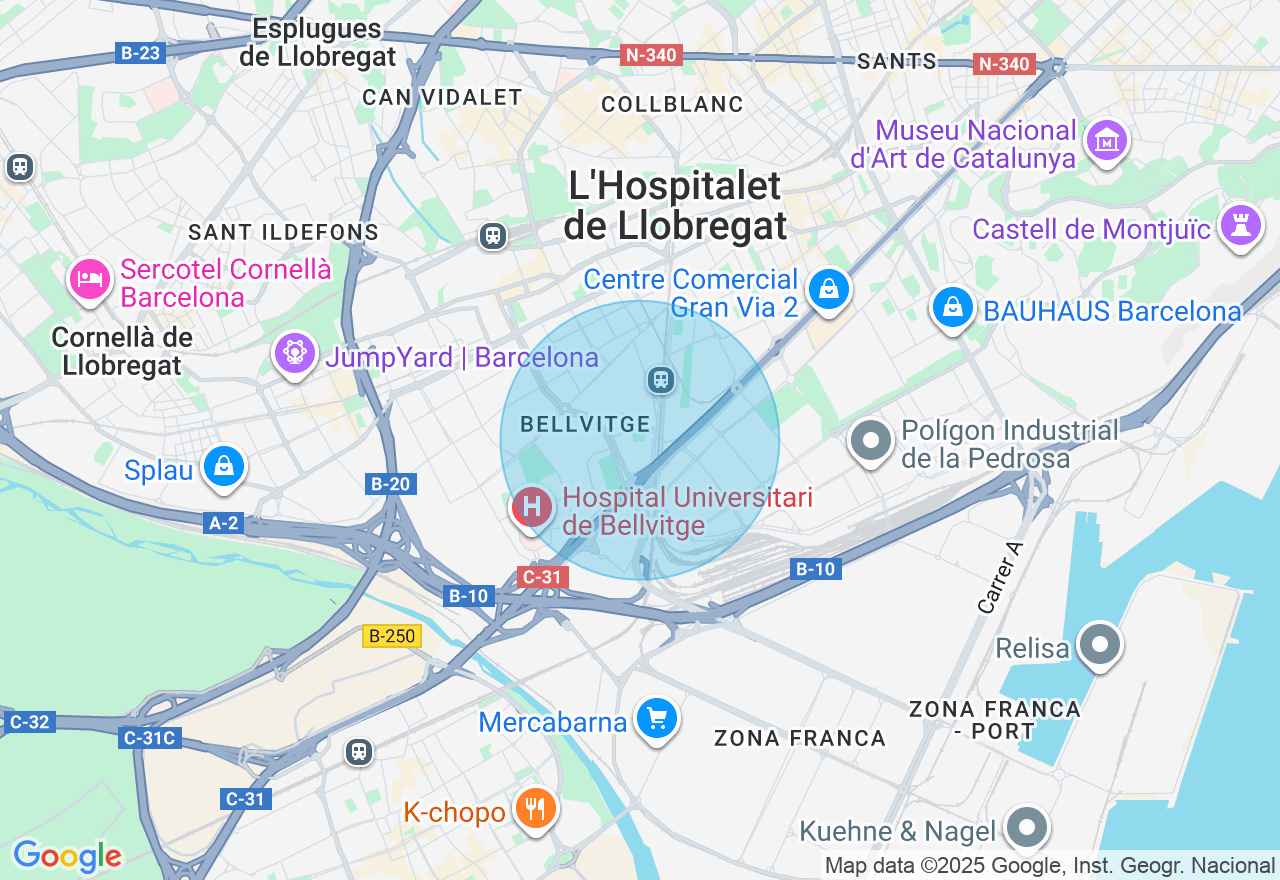 Mapa de la ubicación