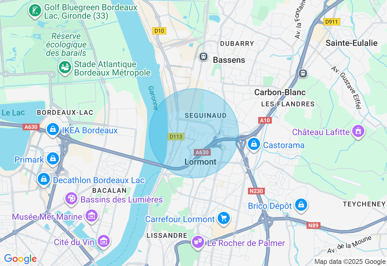 Carte de l'emplacement