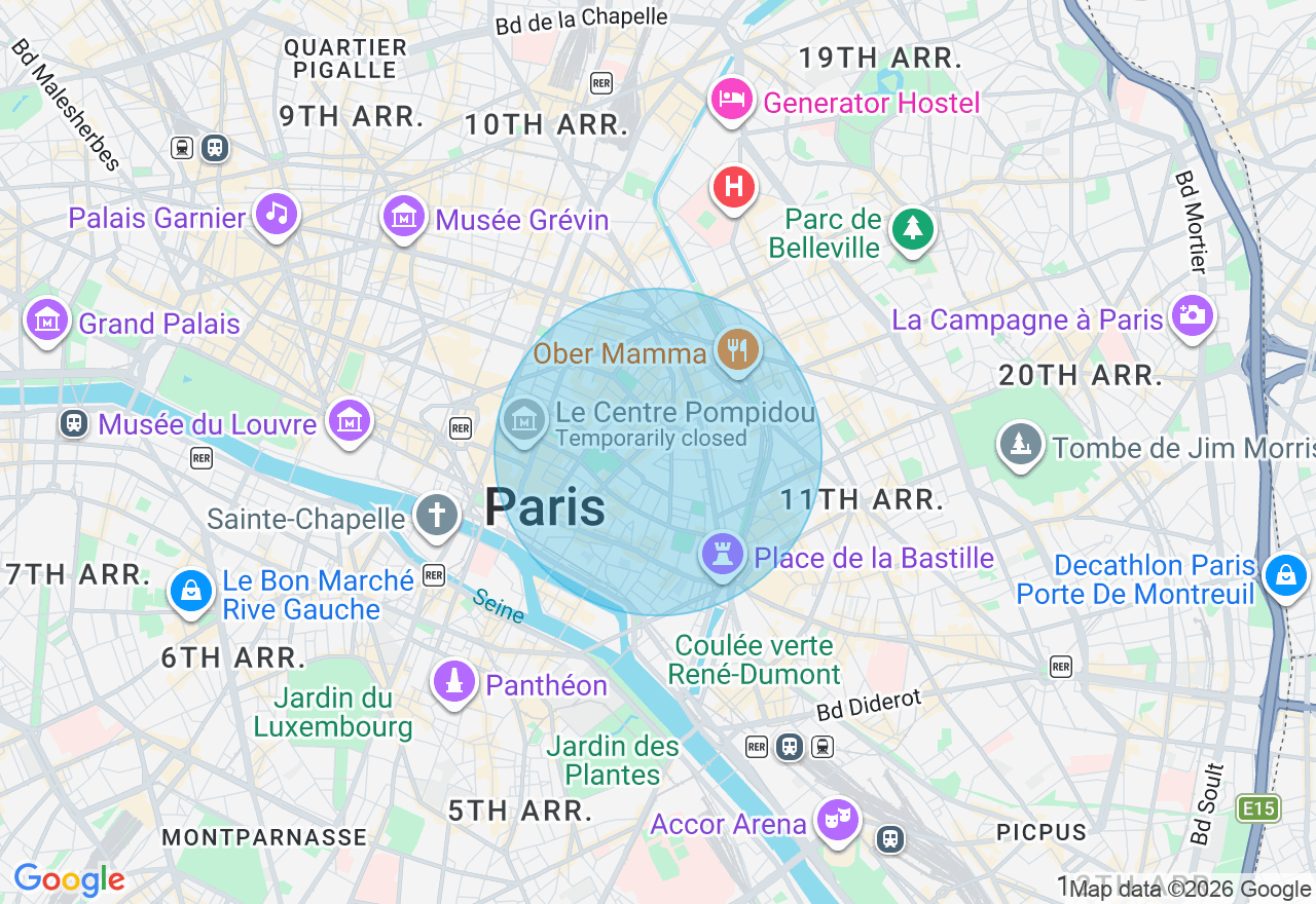 Carte de l'emplacement