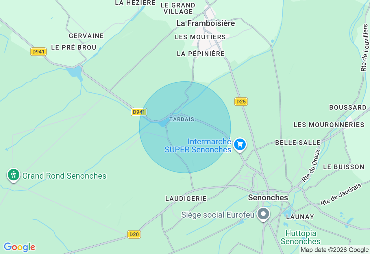Carte de l'emplacement