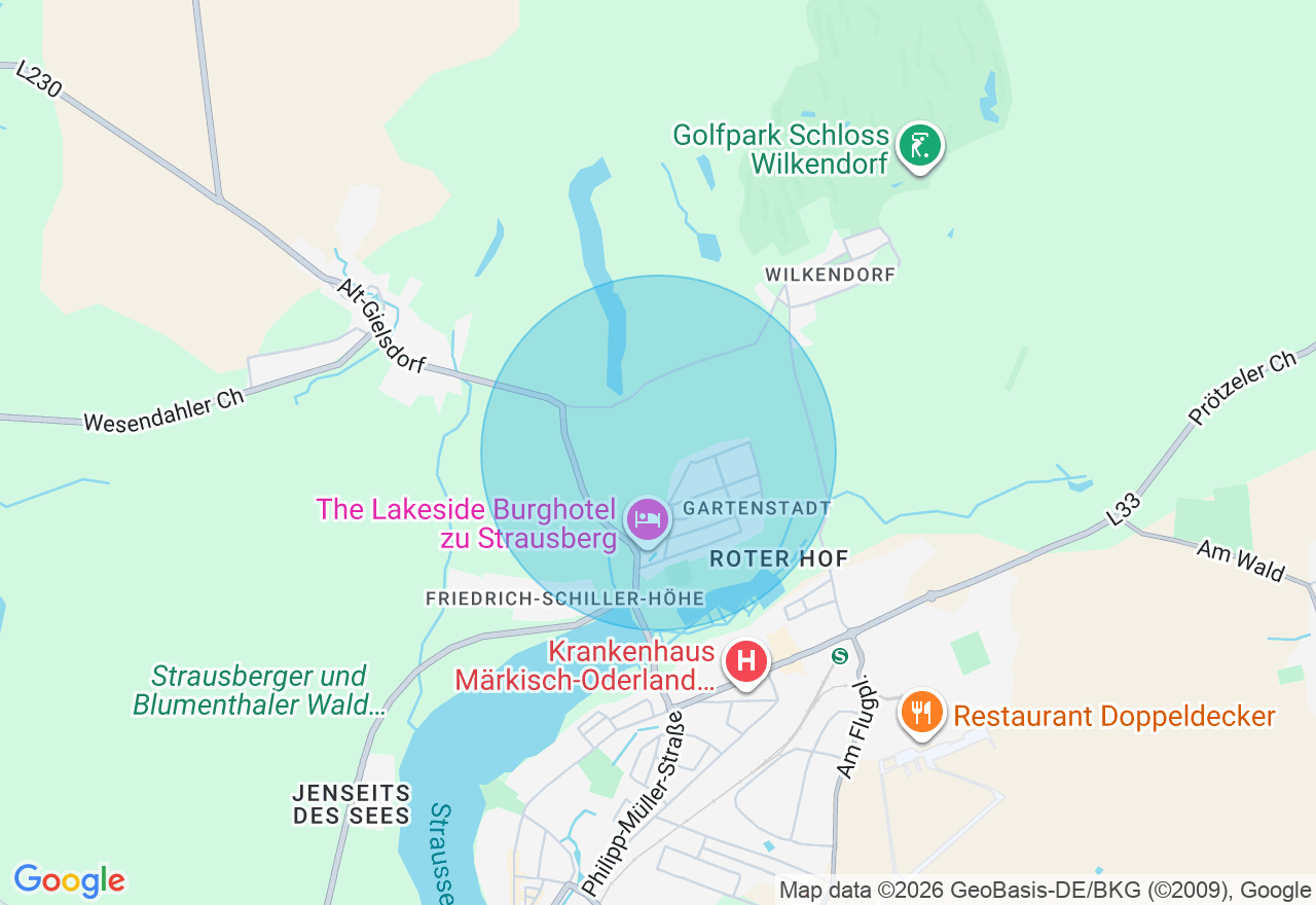 Kartenansicht der Location