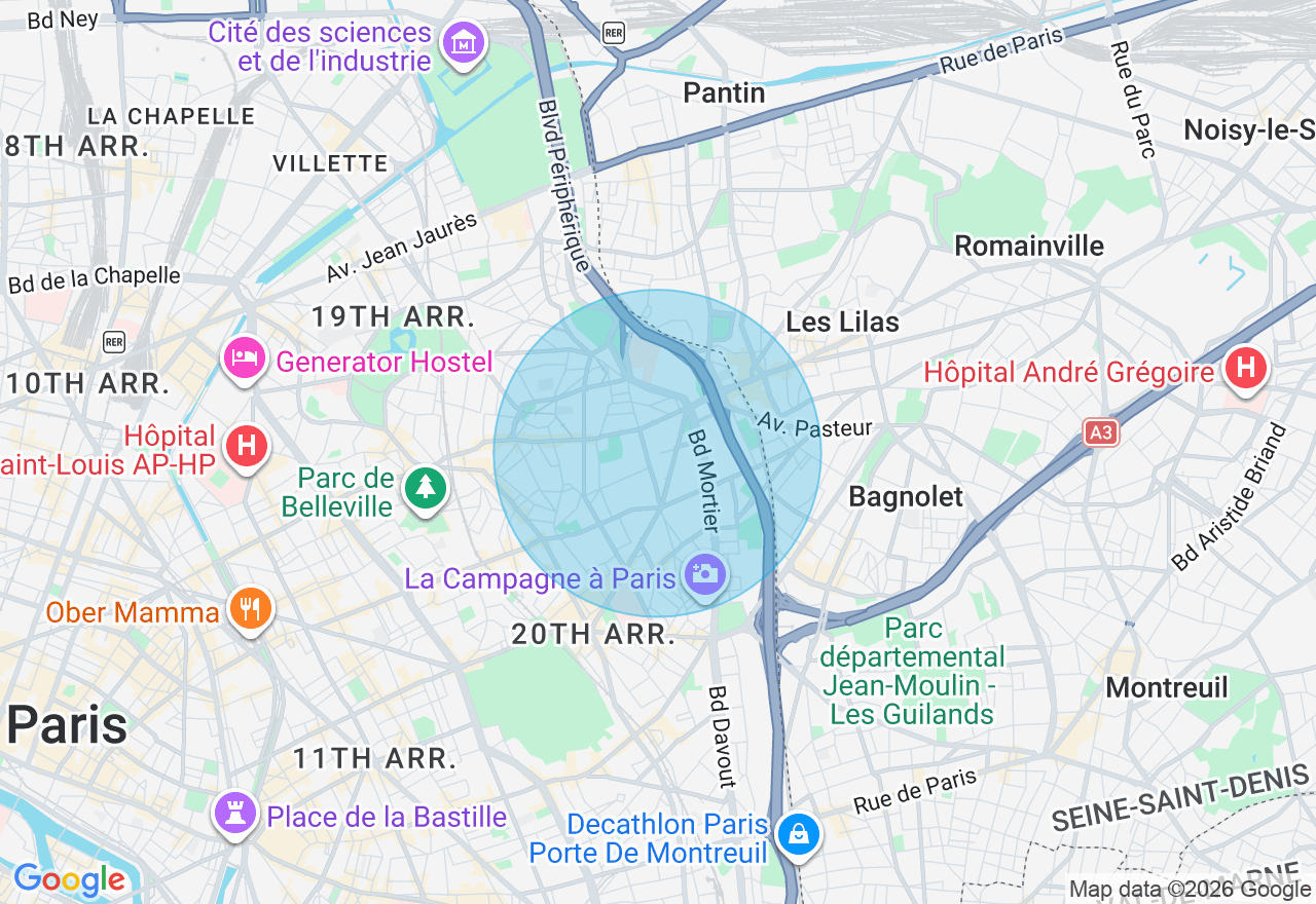 Carte de l'emplacement