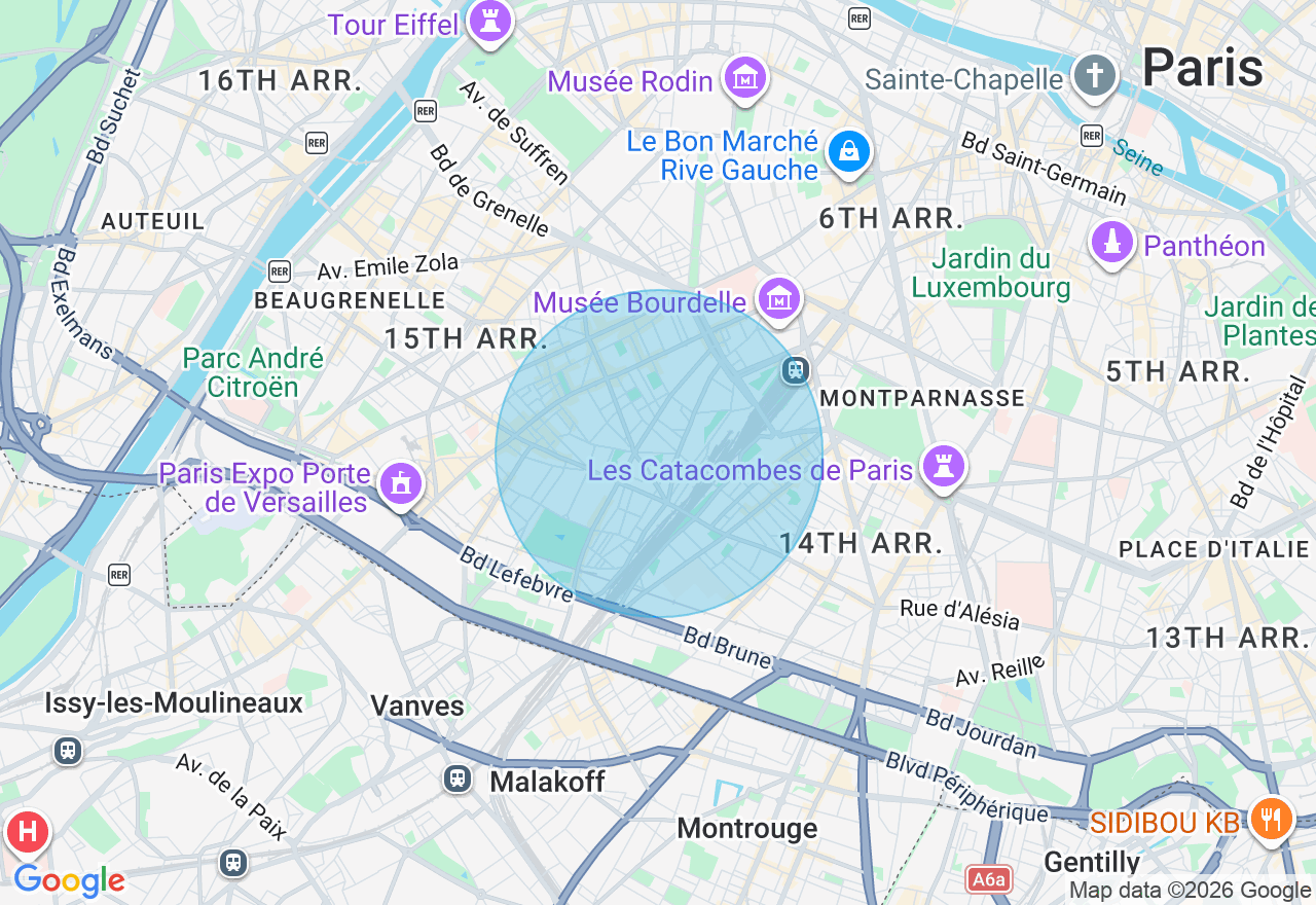 Carte de l'emplacement