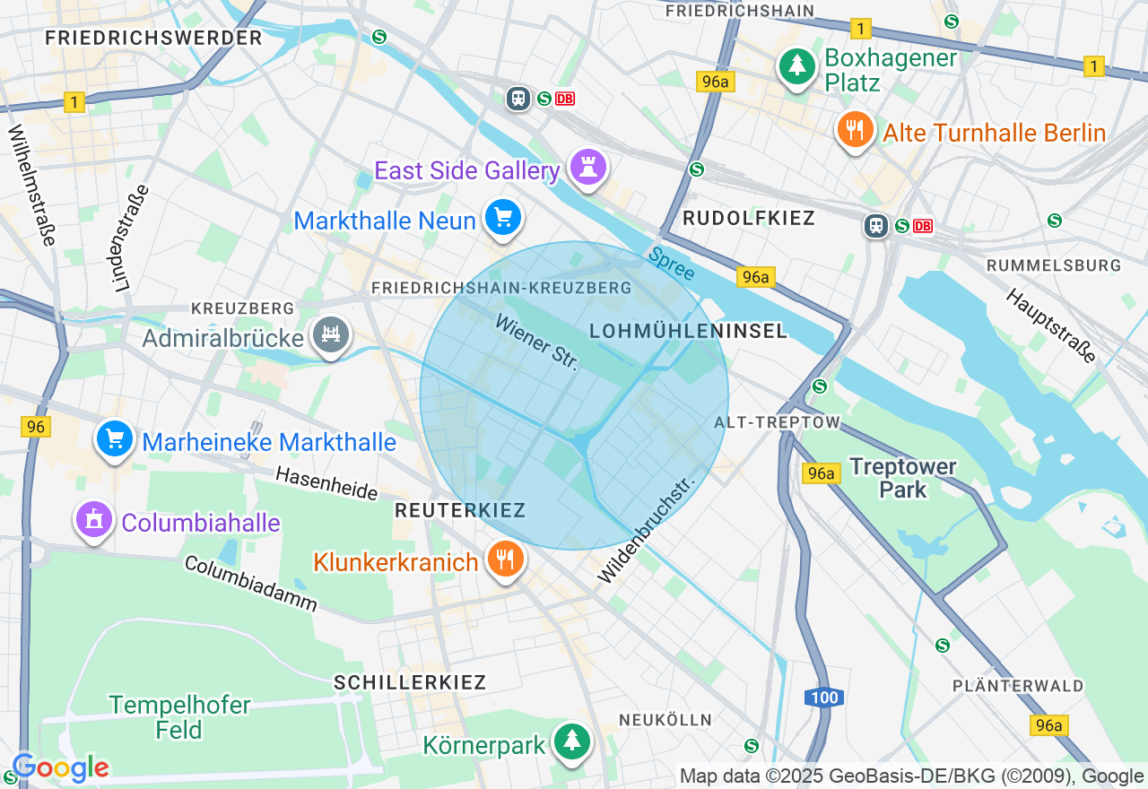 Kartenansicht der Location