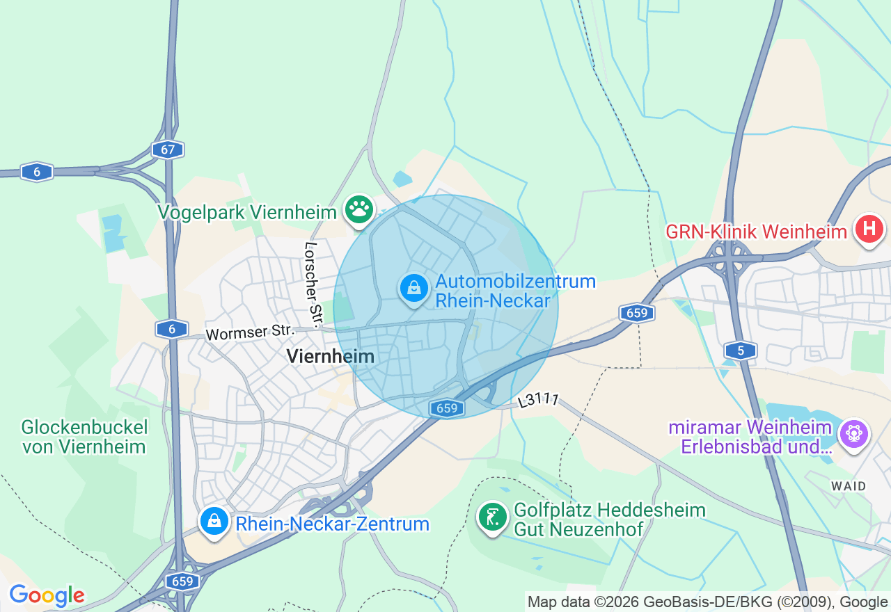 Kartenansicht der Location