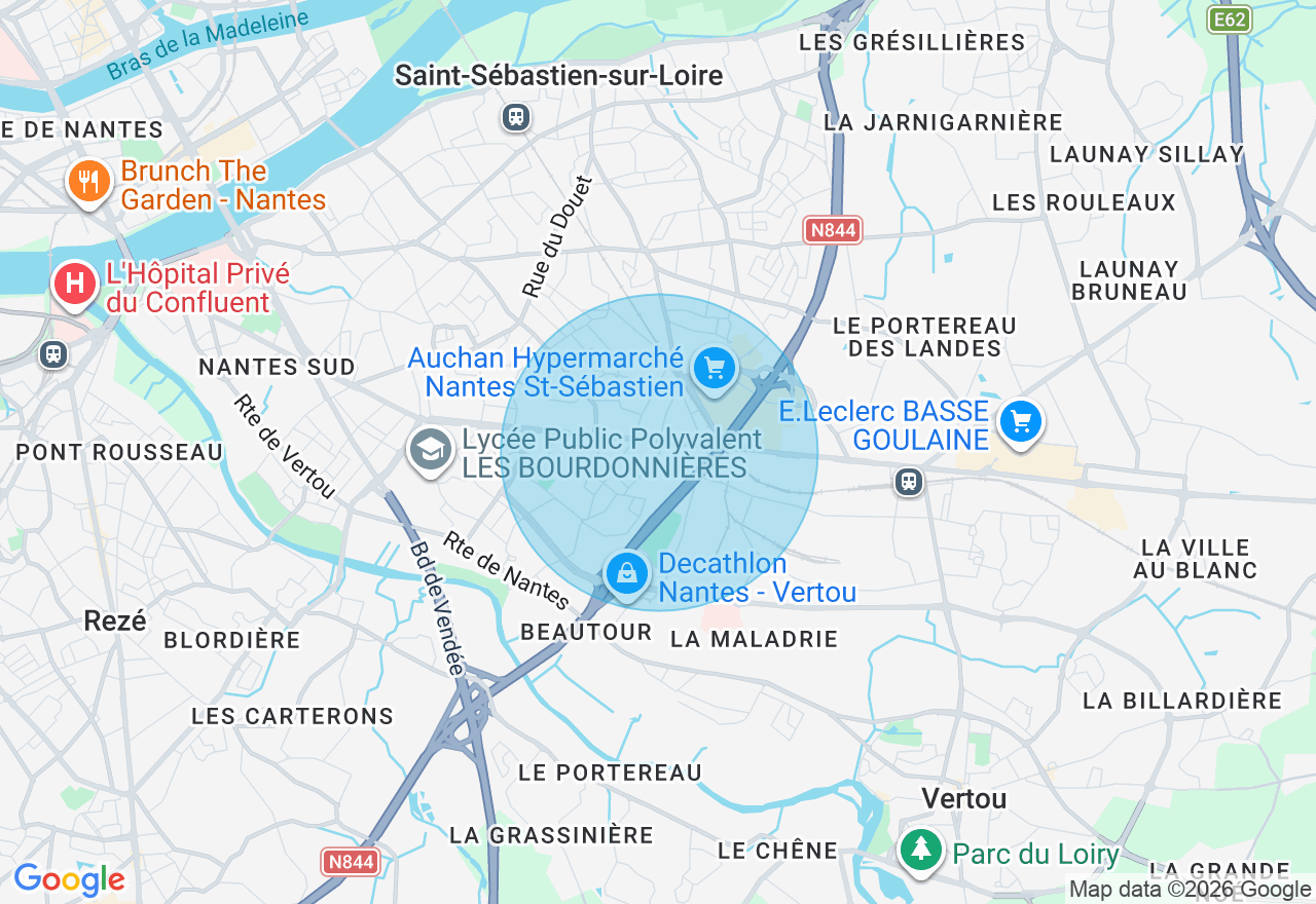 Carte de l'emplacement