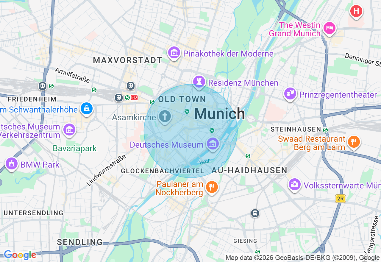 Kartenansicht der Location
