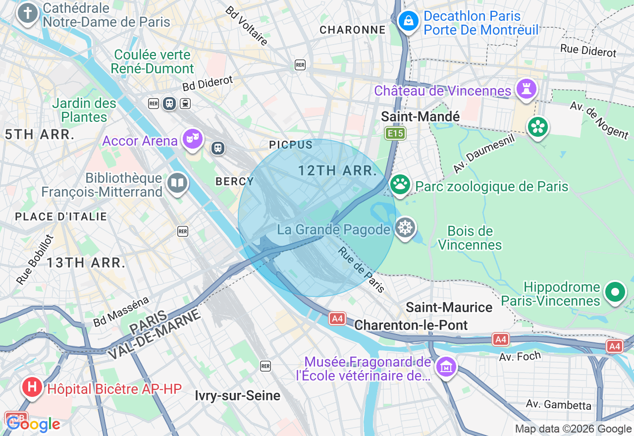 Carte de l'emplacement