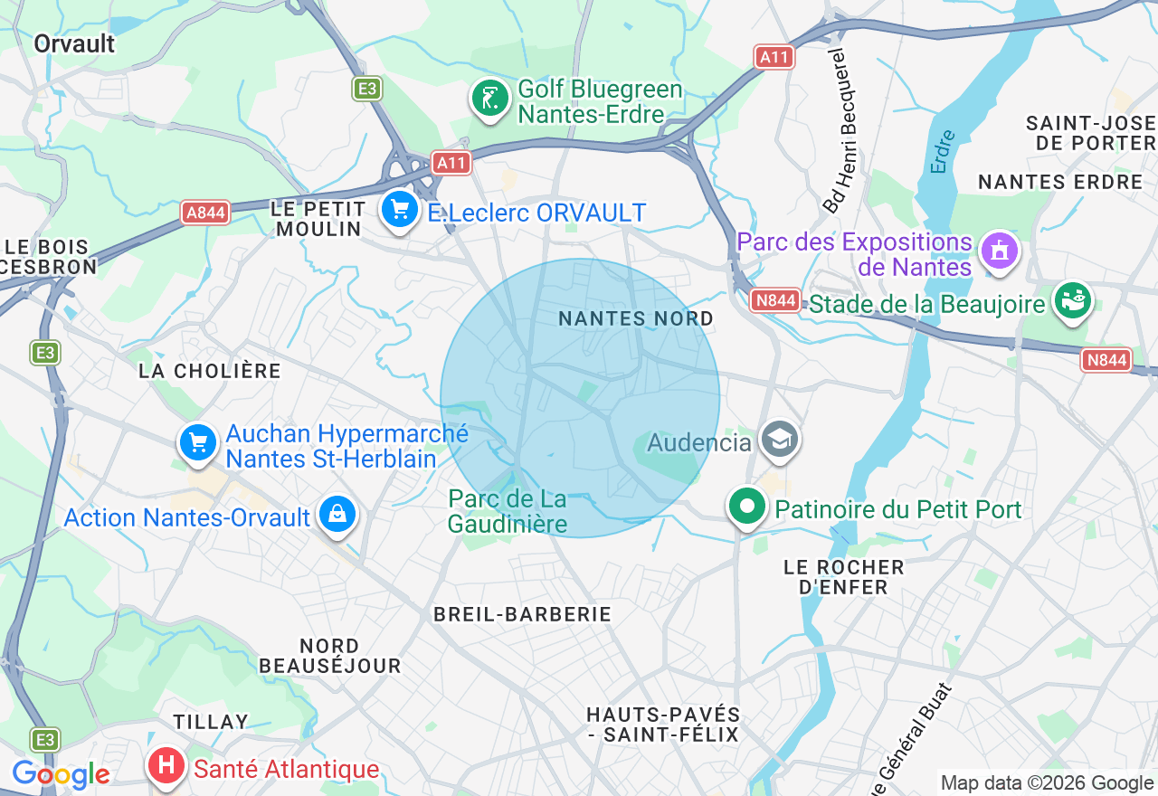 Carte de l'emplacement