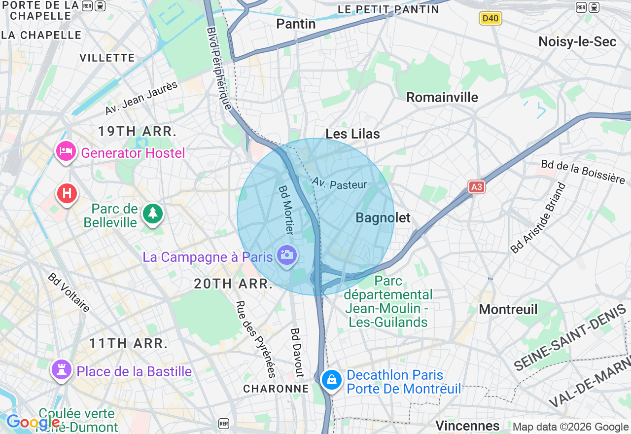 Carte de l'emplacement