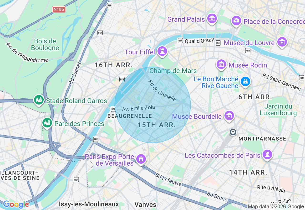 Carte de l'emplacement