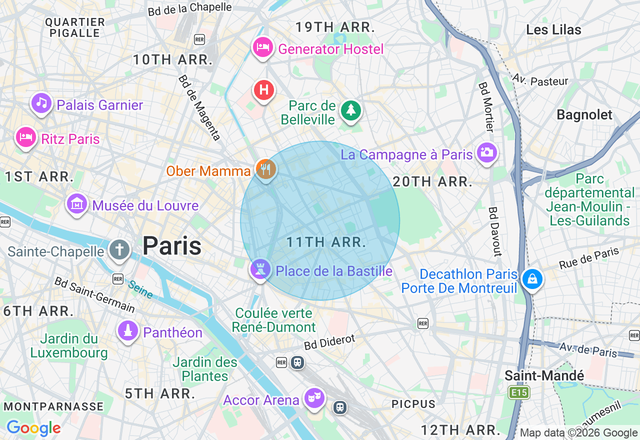 Carte de l'emplacement