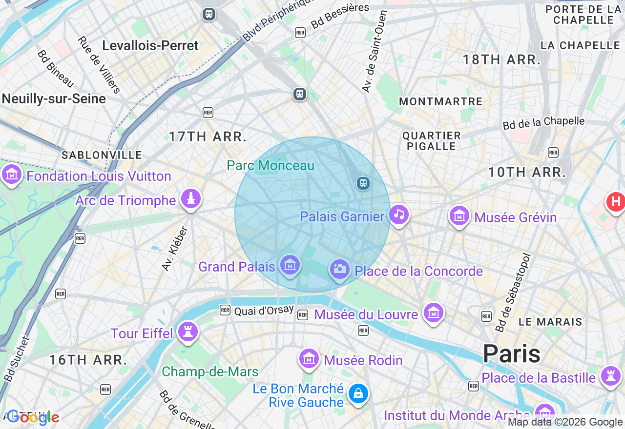 Carte de l'emplacement