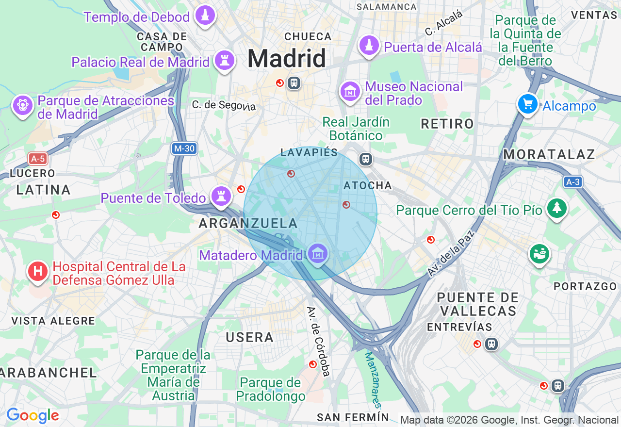 Mapa de la ubicación