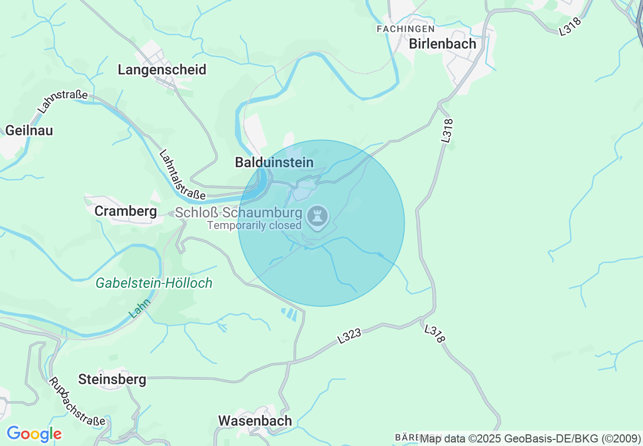 Kartenansicht der Location