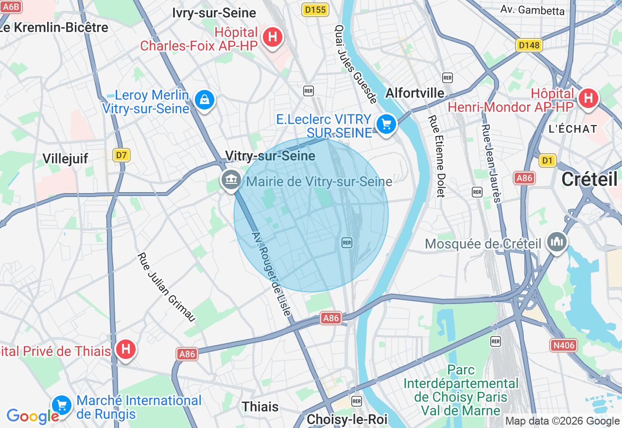 Carte de l'emplacement
