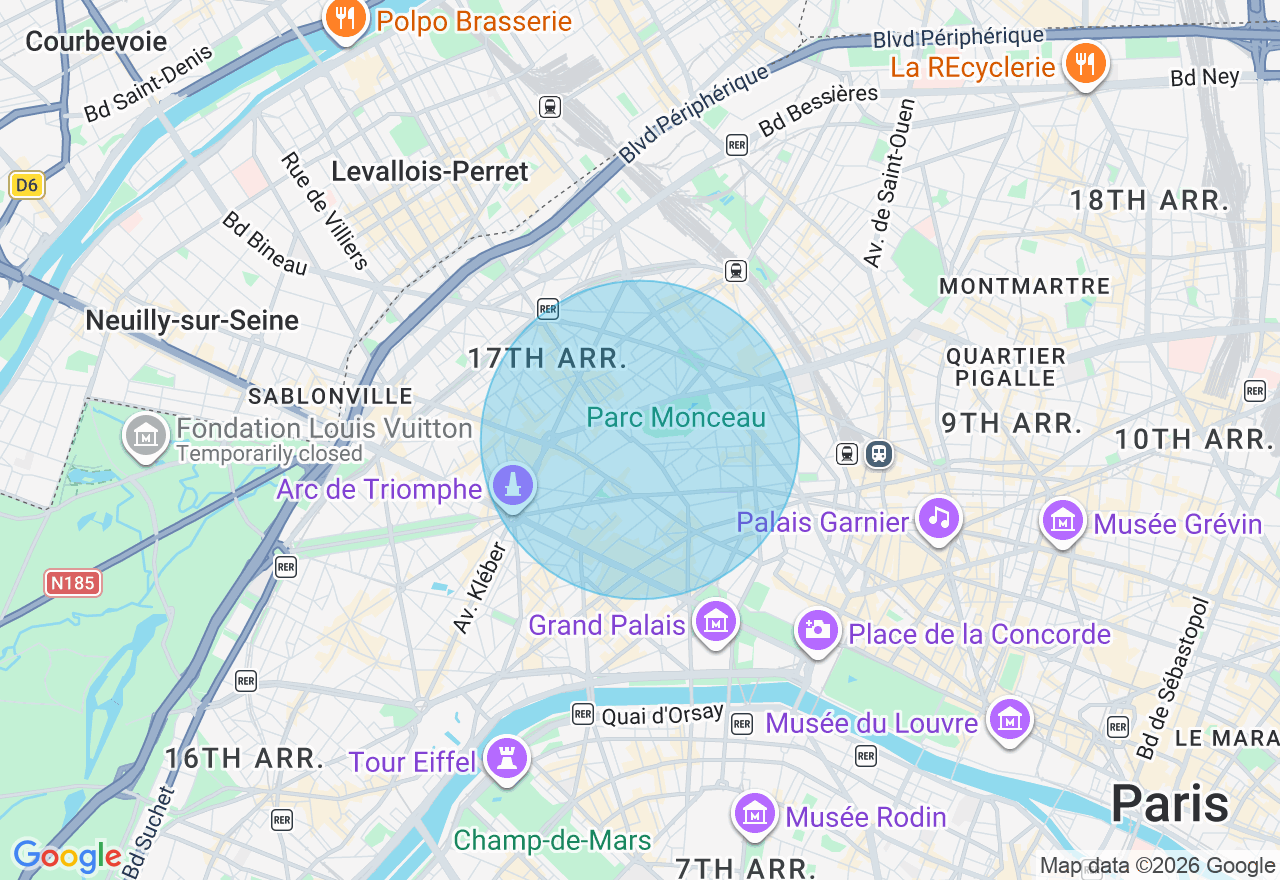 Carte de l'emplacement